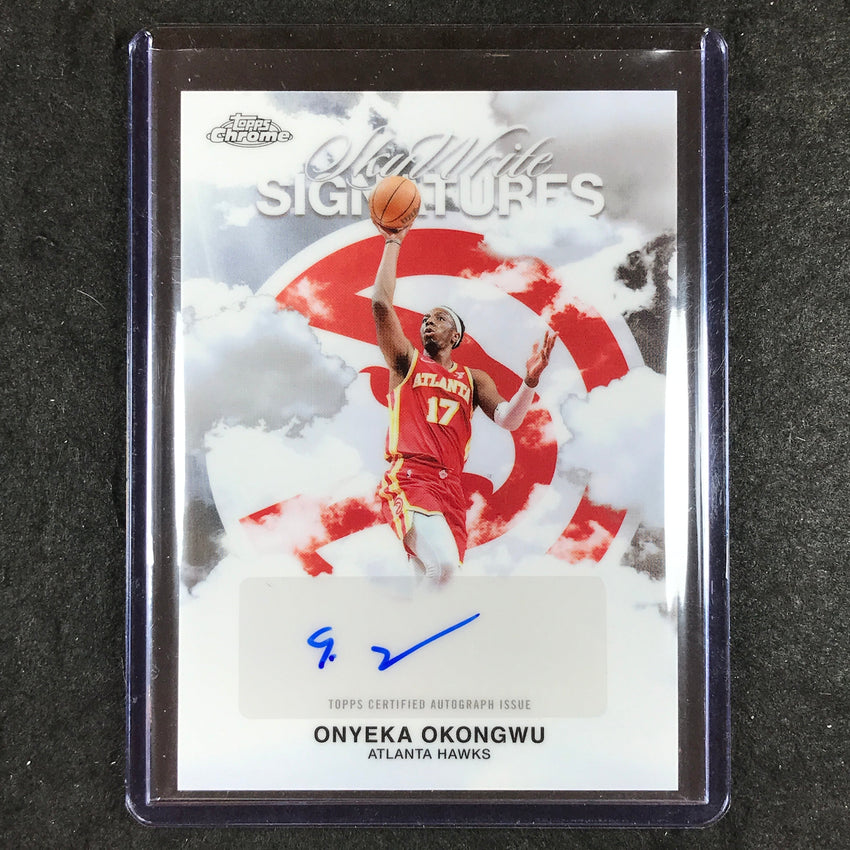 2025-26 Topps Chrome ONYEKA OKONGWU Sky Write Signatures Auto Base #OO