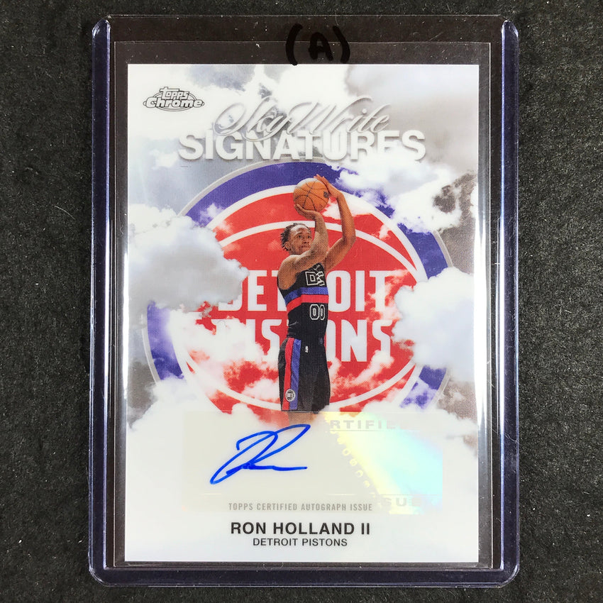 2025-26 Topps Chrome RON HOLLAND II Sky Write Signatures Auto Base #RH (A)