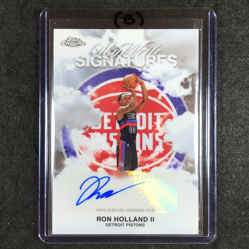 2025-26 Topps Chrome RON HOLLAND II Sky Write Signatures Auto Base #RH (B)