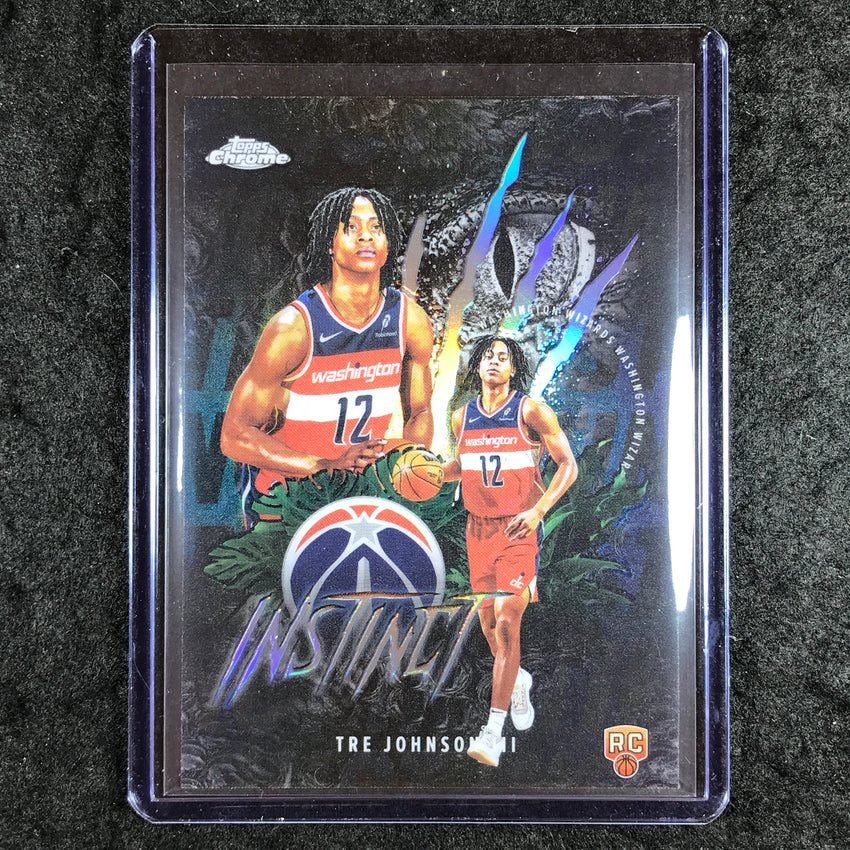 2025-26 Topps Chrome TRE JOHNSON III Instinct Rookie Refractor #16