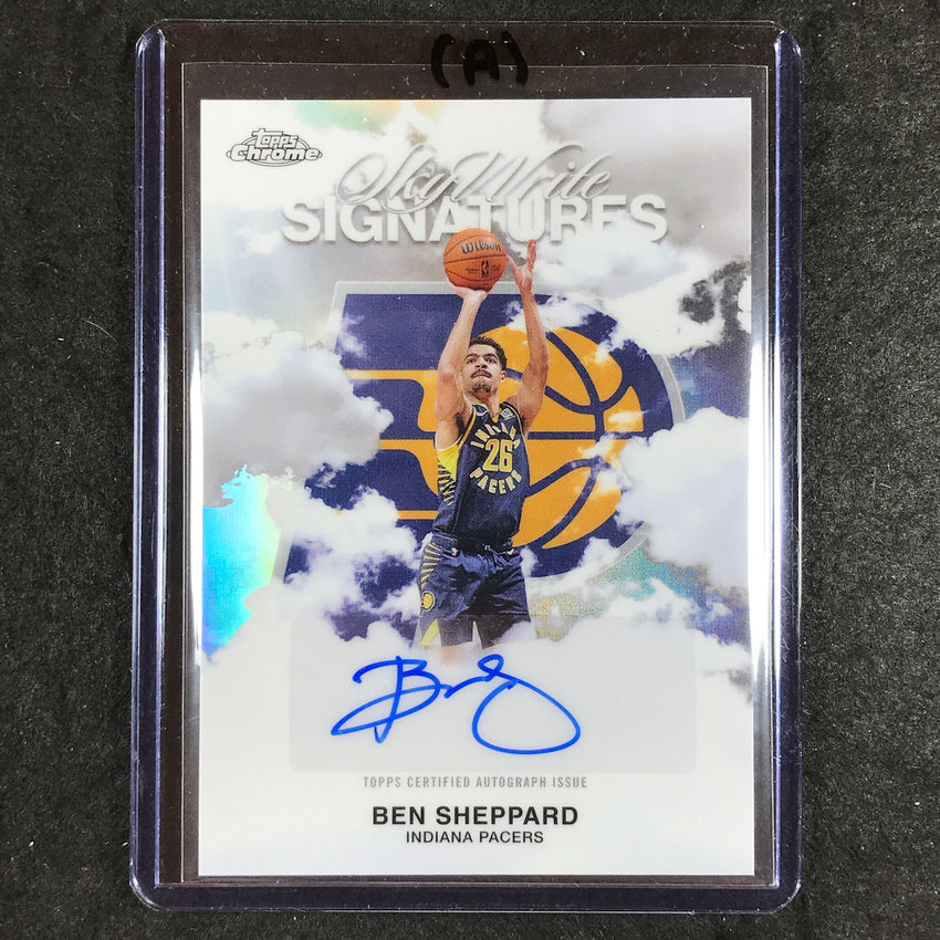 2025-26 Topps Chrome BEN SHEPPARD Sky Write Signatures Auto Refractor #BS (A)
