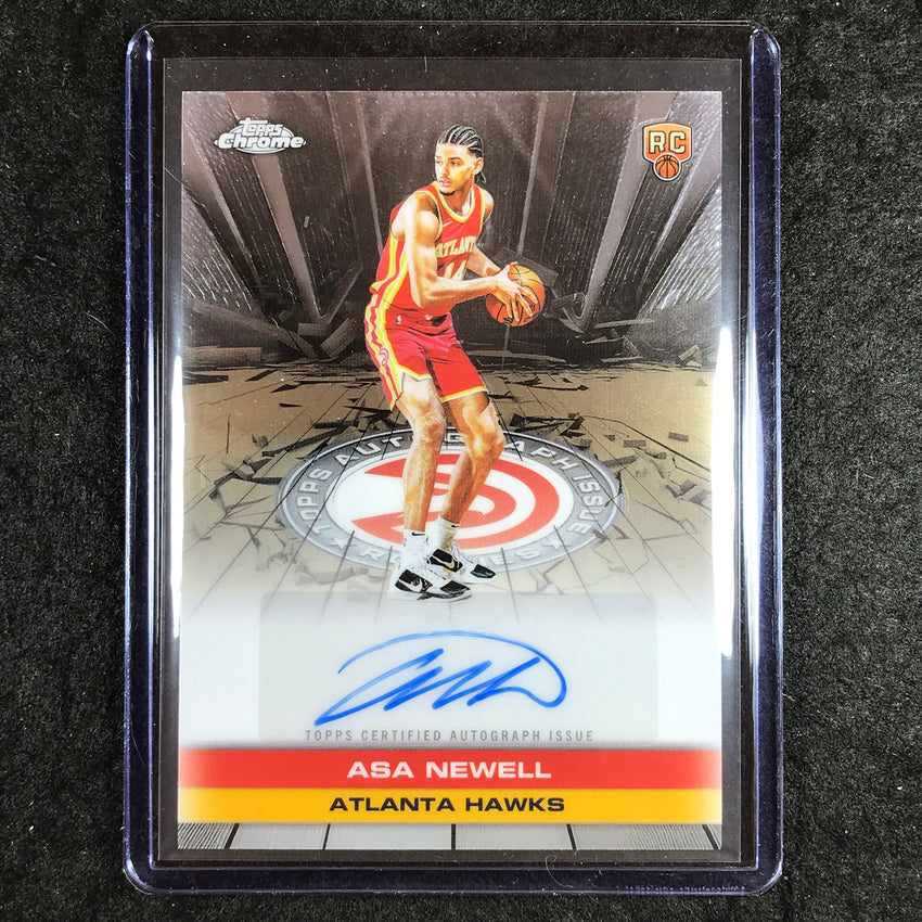 2025-26 Topps Chrome ASA NEWELL Autograph Issue Rookie Base #TAIR-AN