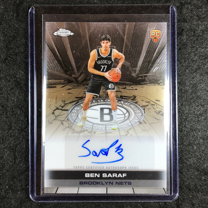 2025-26 Topps Chrome BEN SARAF Autograph Issue Rookie Base #TAIR-BS