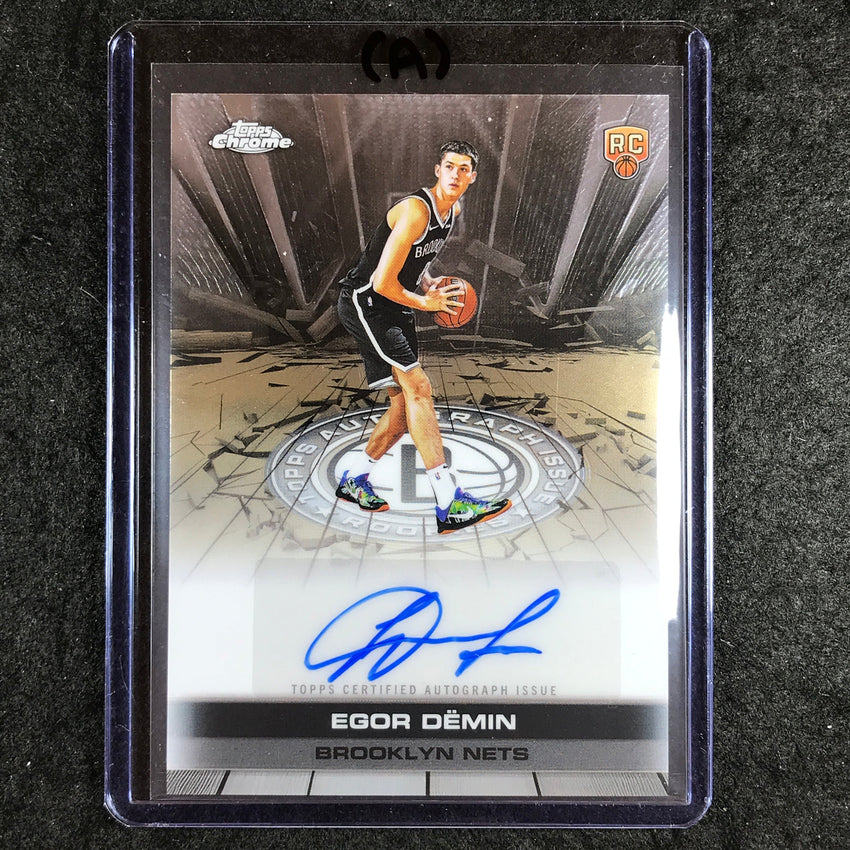 2025-26 Topps Chrome EGOR DEMIN Autograph Issue Rookie Base #TAIR-ED (A)