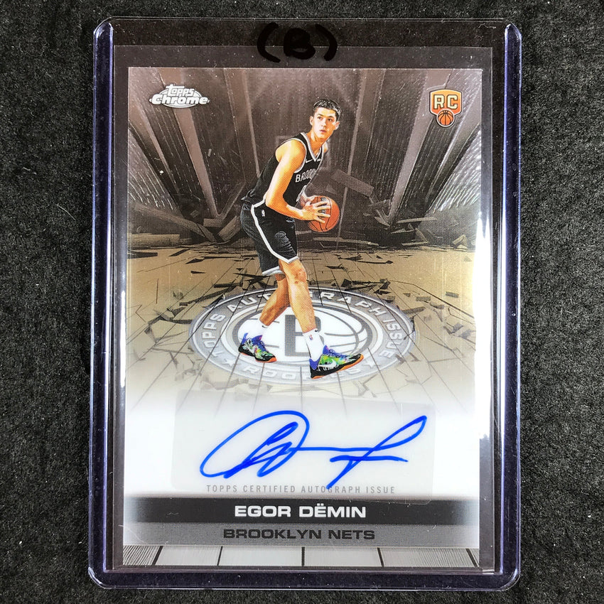 2025-26 Topps Chrome EGOR DEMIN Autograph Issue Rookie Base #TAIR-ED (B)