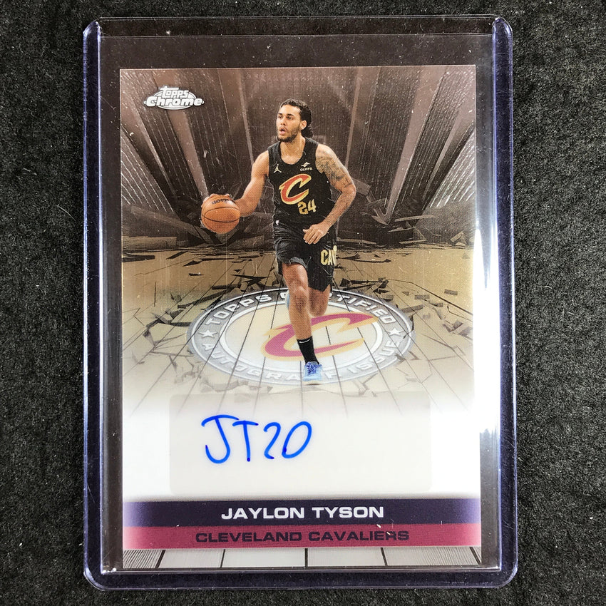 2025-26 Topps Chrome JAYLON TYSON Autograph Issue Base #TAU-JT