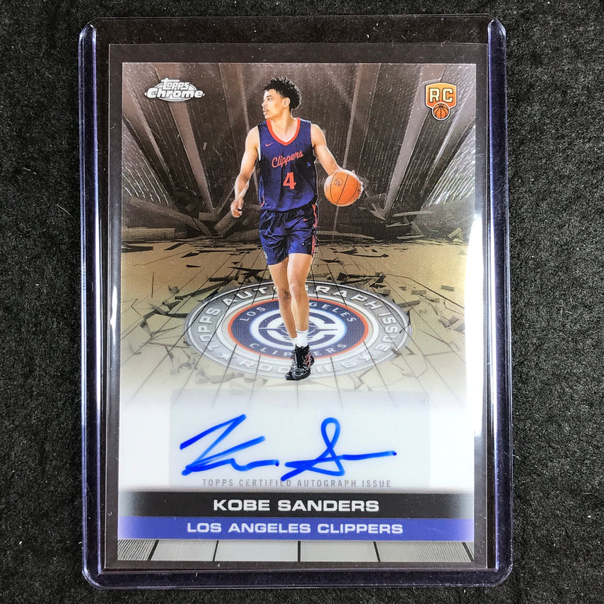 2025-26 Topps Chrome KOBE SANDERS Autograph Issue Rookie Base #TAIR-KS