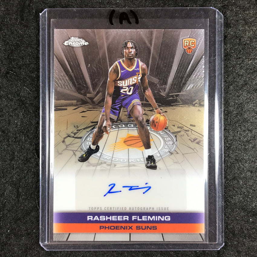 2025-26 Topps Chrome RASHEER FLEMING Autograph Issue Rookie Base #TAIR-RF (A)