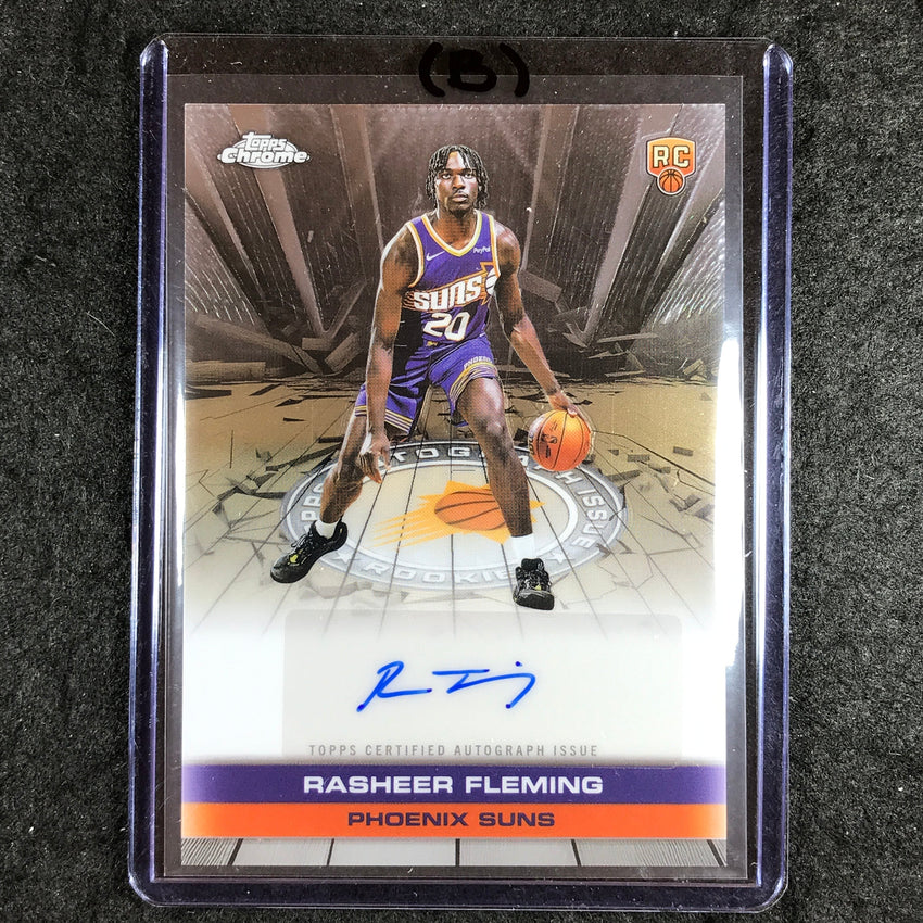 2025-26 Topps Chrome RASHEER FLEMING Autograph Issue Rookie Base #TAIR-RF (B)