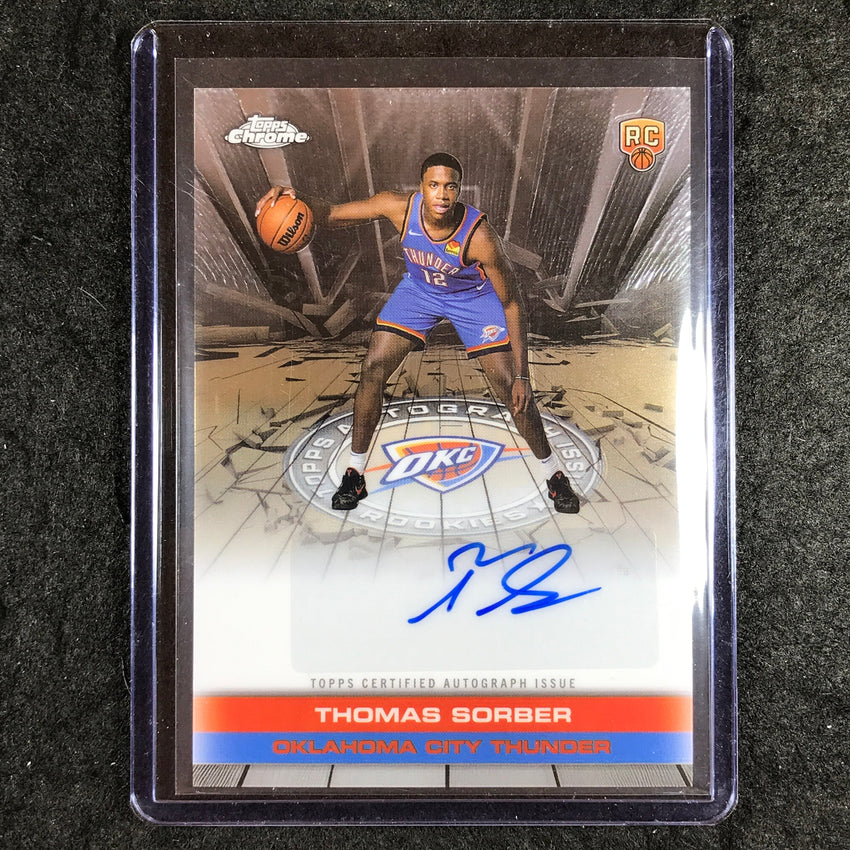 2025-26 Topps Chrome THOMAS SORBER Autograph Issue Rookie Base #TAIR-TS