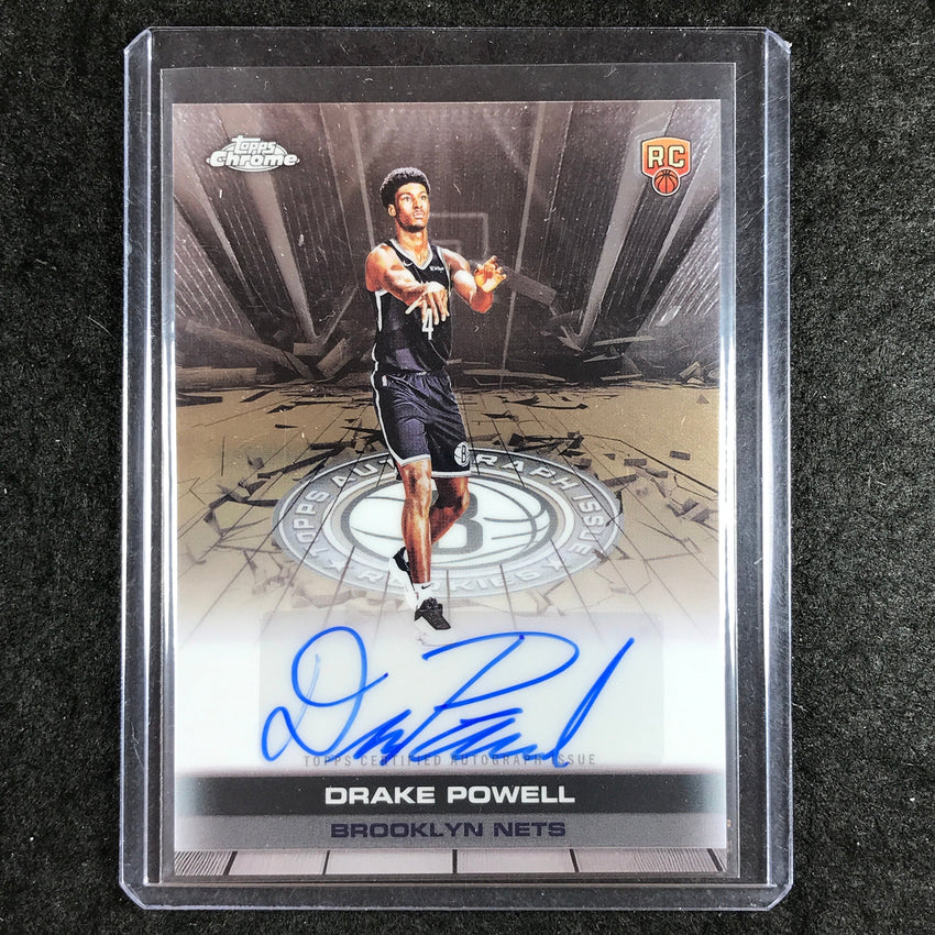 2025-26 Topps Chrome DRAKE POWELL Autograph Issue Rookie Base #TAUR2-DP