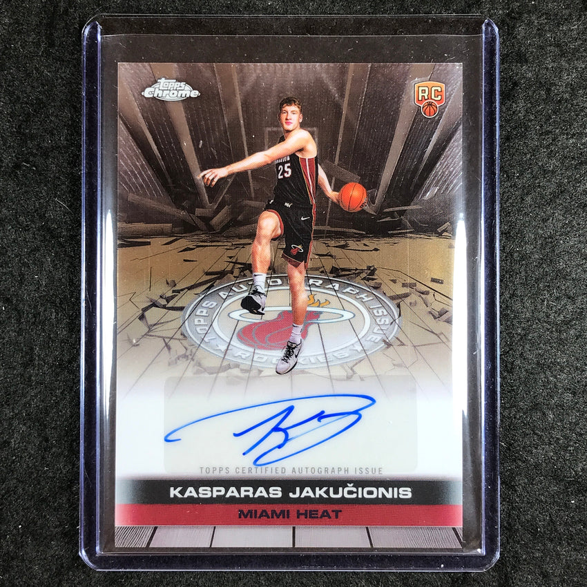 2025-26 Topps Chrome KASPARAS JAKUCIONIS Autograph Issue Rookie Base #TAUR2-KJ