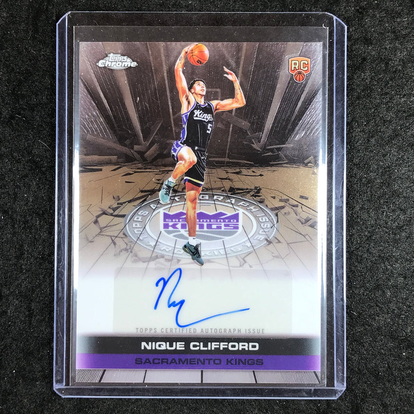 2025-26 Topps Chrome NIQUE CLIFFORD Autograph Issue Rookie Base #TAUR2-NC