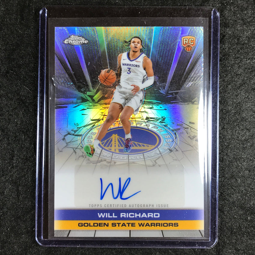 2025-26 Topps Chrome WILL RICHARD Autograph Issue Rookie Refractor #TAIR-WIR