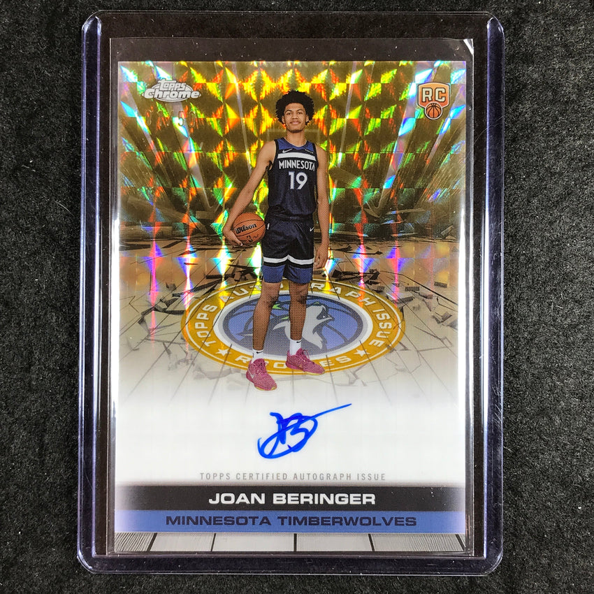 2025-26 Topps Chrome JOAN BERINGER Autograph Issue Rookie Gold Geometric 1/50
