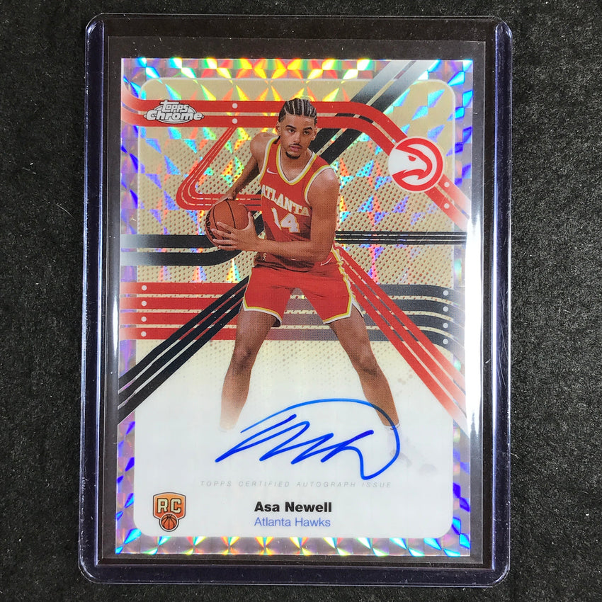 2025-26 Topps Chrome ASA NEWELL Next Stop Signatures Rookie Auto Geometric #AN