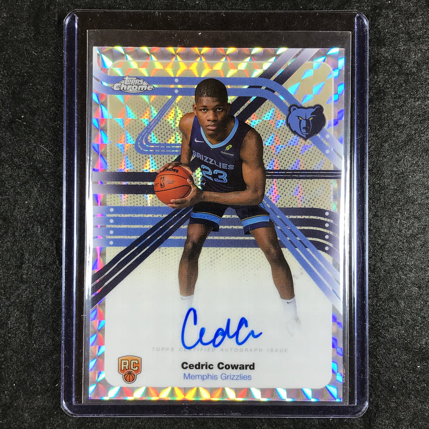 2025-26 Topps Chrome CEDRIC COWARD Next Stop Signatures Rookie Geometric #CC