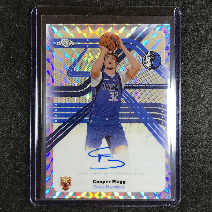 2025-26 Topps Chrome COOPER FLAGG Next Stop Signatures Rookie Auto Geometric #CF