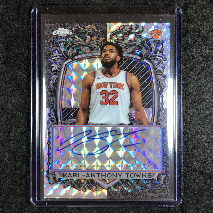 2025-26 Topps Chrome KARL-ANTHONY TOWNS Signature Style Auto Geometric #KAT