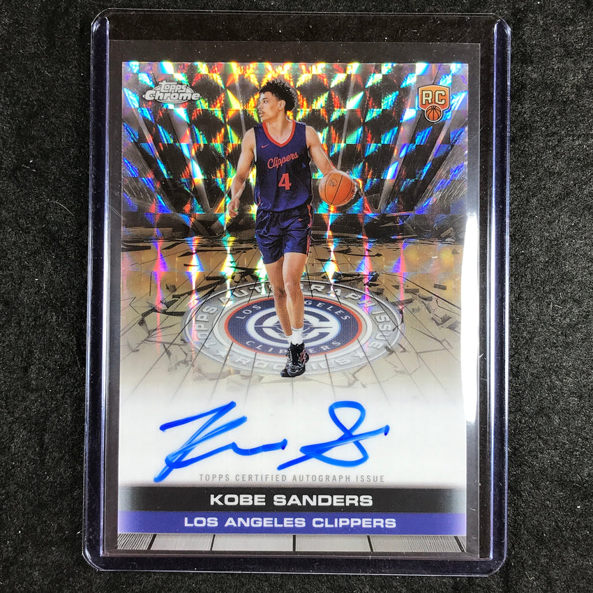 2025-26 Topps Chrome KOBE SANDERS Autograph Issue Rookie Geometric #TAIR-KS