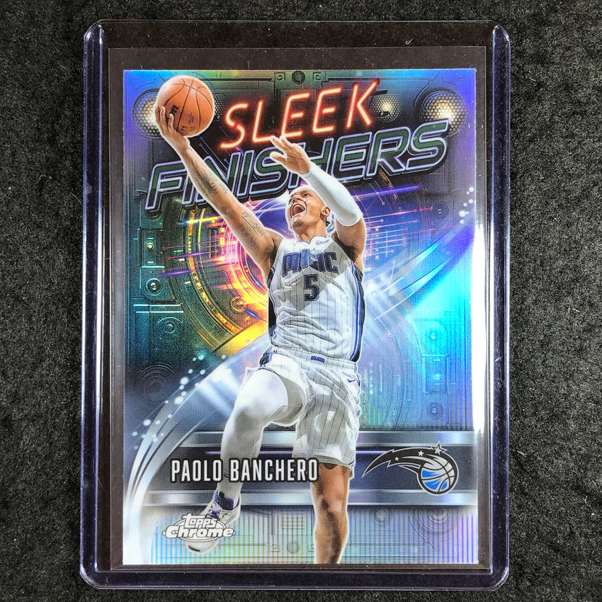 2025-26 Topps Chrome PAOLO BANCHERO Sleek Finishers Refractor #3