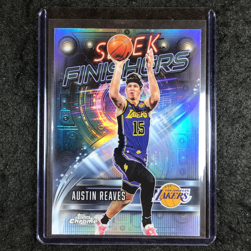 2025-26 Topps Chrome AUSTIN REAVES Sleek Finishers Refractor #8