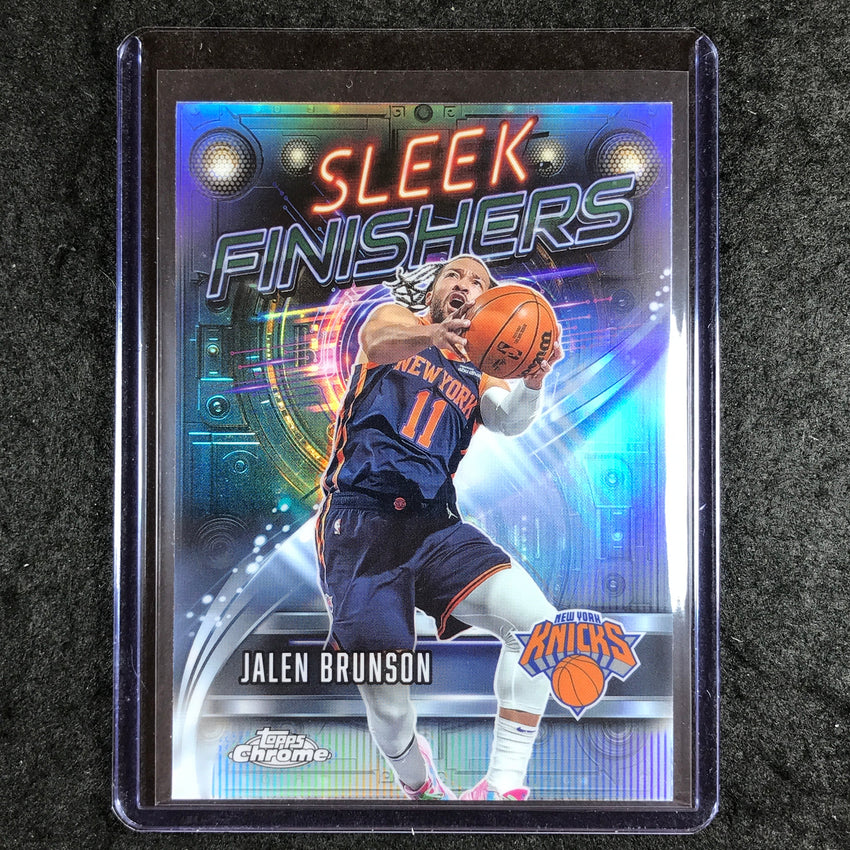 2025-26 Topps Chrome JALEN BRUNSON Sleek Finishers Refractor #11