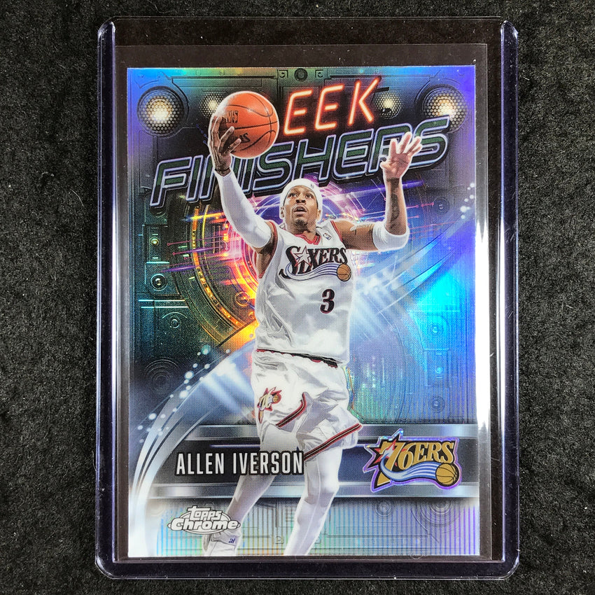 2025-26 Topps Chrome ALLEN IVERSON Sleek Finishers Refractor #13