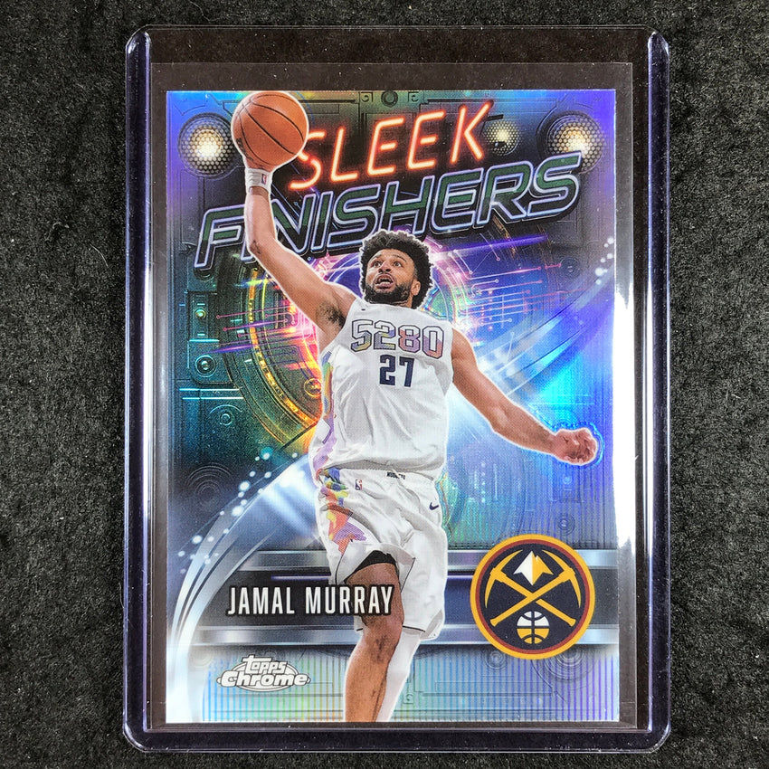 2025-26 Topps Chrome JAMAL MURRAY Sleek Finishers Refractor #18