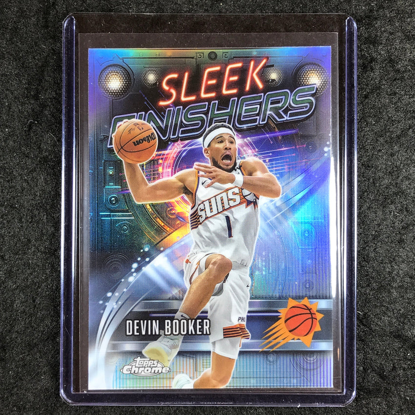 2025-26 Topps Chrome DEVIN BOOKER Sleek Finishers Refractor #19