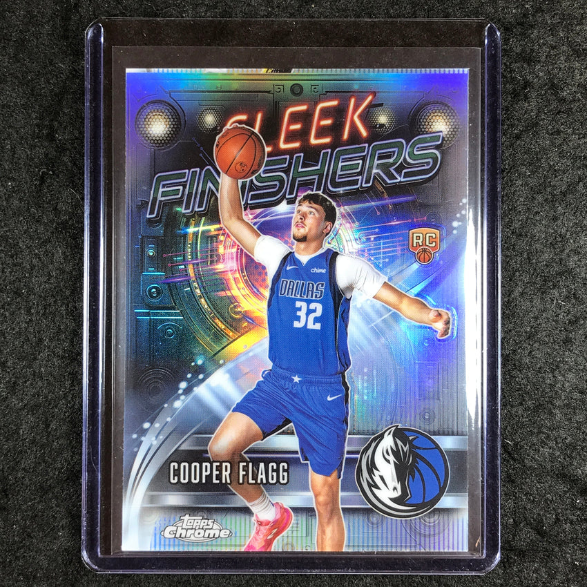 2025-26 Topps Chrome COOPER FLAGG Sleek Finishers Rookie Refractor #21