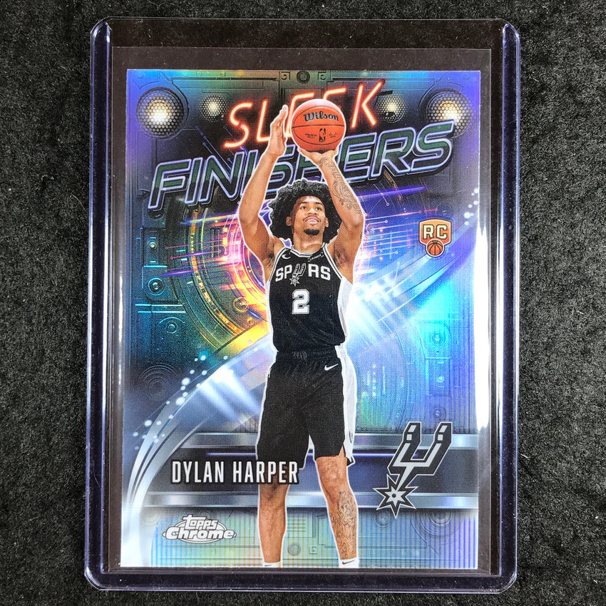 2025-26 Topps Chrome DYLAN HARPER Sleek Finishers Rookie Refractor #22
