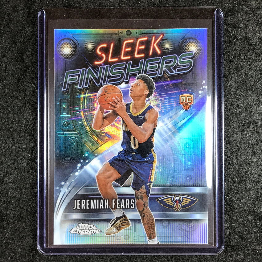2025-26 Topps Chrome JEREMIAH FEARS Sleek Finishers Rookie Refractor #27