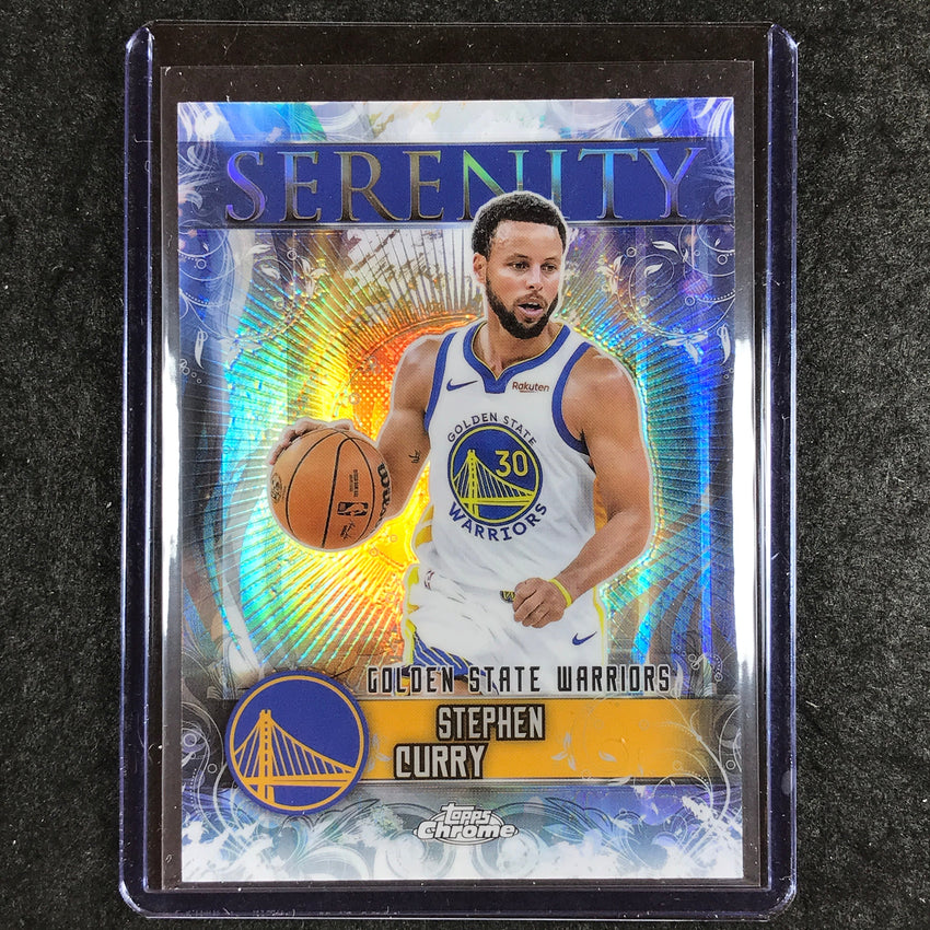 2025-26 Topps Chrome STEPHEN CURRY Serenity Refractor #3