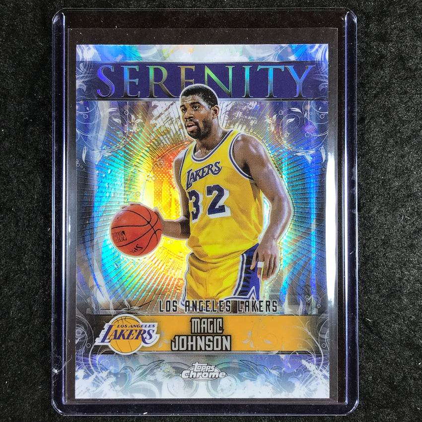 2025-26 Topps Chrome MAGIC JOHNSON Serenity Refractor #9