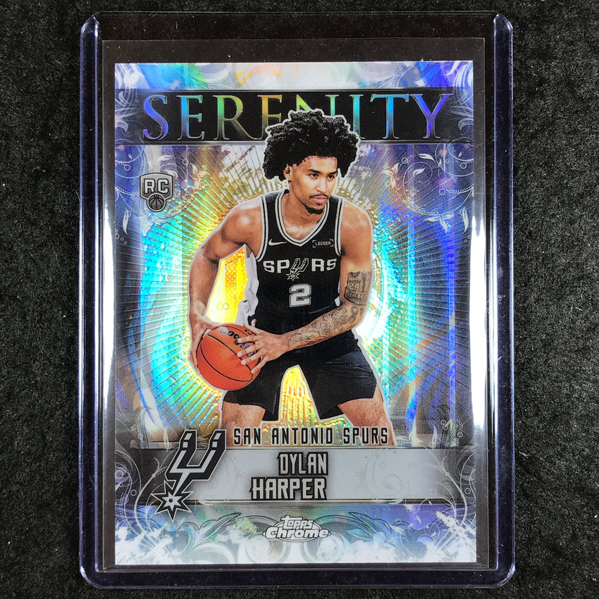 2025-26 Topps Chrome DYLAN HARPER Serenity Rookie Refractor #12