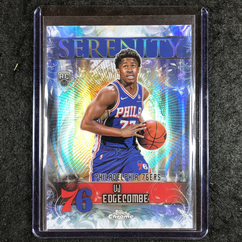 2025-26 Topps Chrome VJ EDGECOMBE Serenity Rookie Refractor #13