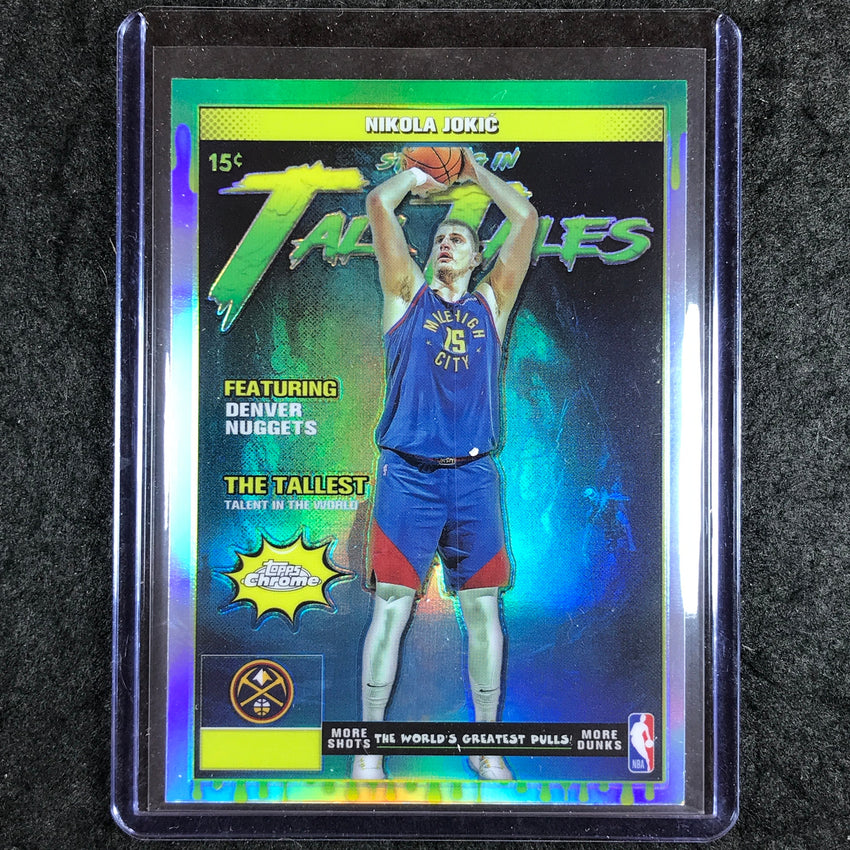 2025-26 Topps Chrome NIKOLA JOKIC Tall Tales Refractor #1