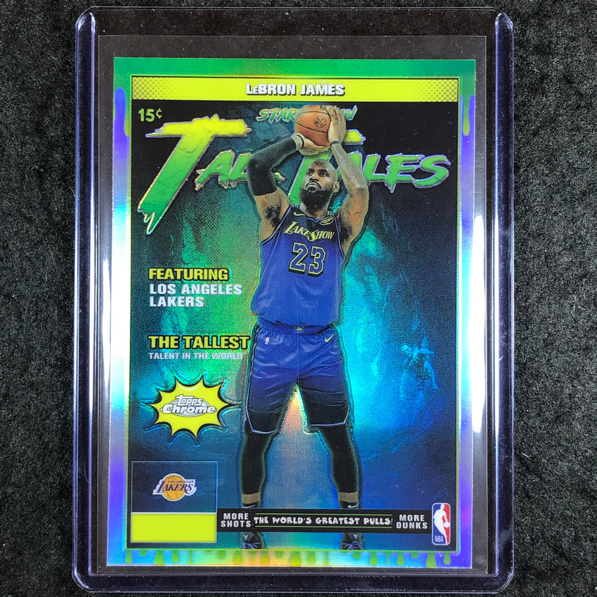 2025-26 Topps Chrome LEBRON JAMES Tall Tales Refractor #7