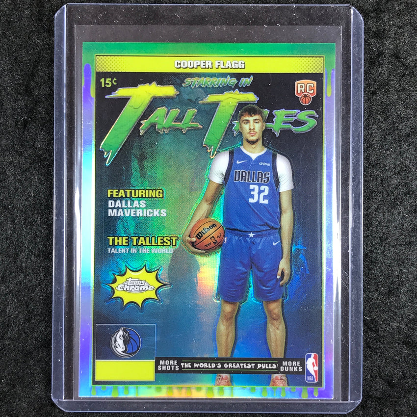 2025-26 Topps Chrome COOPER FLAGG Tall Tales Rookie Refractor #16