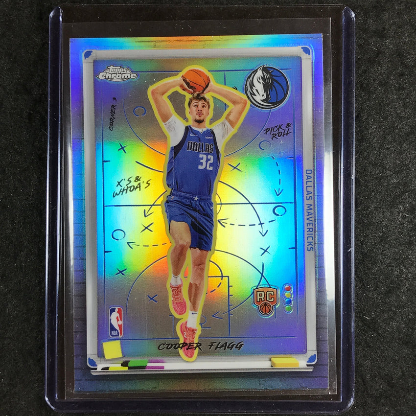2025-26 Topps Chrome COOPER FLAGG X's and Whoa's Rookie Refractor #8
