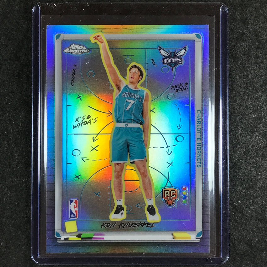 2025-26 Topps Chrome KON KNUEPPEL X's and Whoa's Rookie Refractor #10