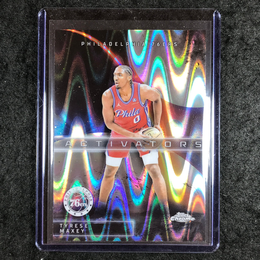2025-26 Topps Chrome TYRESE MAXEY Activators RayWave #6