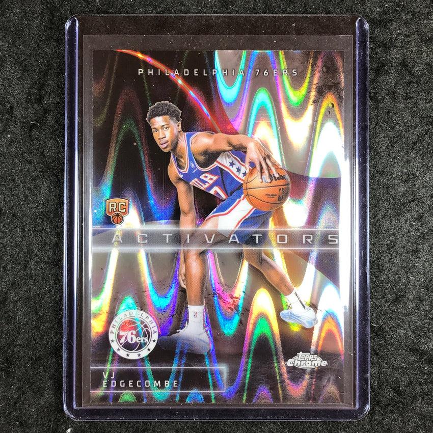 2025-26 Topps Chrome VJ EDGECOMBE Activators Rookie RayWave #13