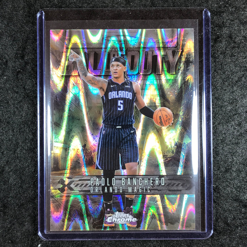 2025-26 Topps Chrome PAOLO BANCHERO Ball of Duty RayWave #14
