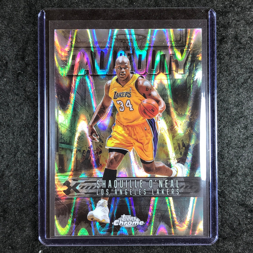 2025-26 Topps Chrome SHAQUILLE O'NEAL Ball of Duty RayWave #18