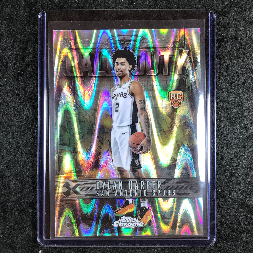 2025-26 Topps Chrome DYLAN HARPER Ball of Duty Rookie RayWave #22