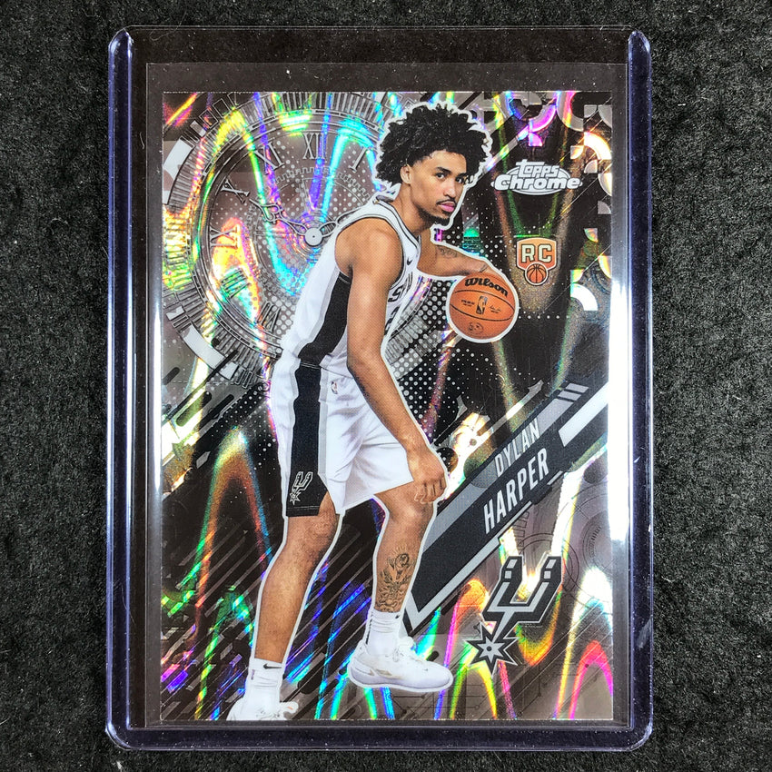 2025-26 Topps Chrome DYLAN HARPER Go Time Rookie RayWave #17