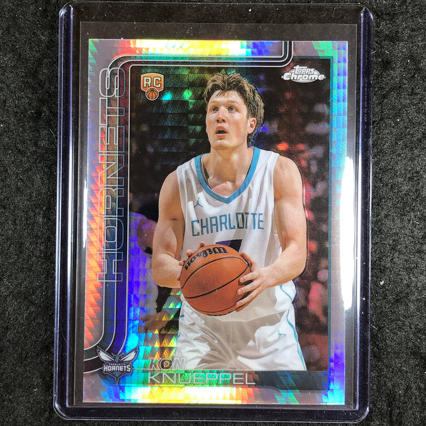 2025-26 Topps Chrome KON KNUEPPEL Rookie Base Prism #254