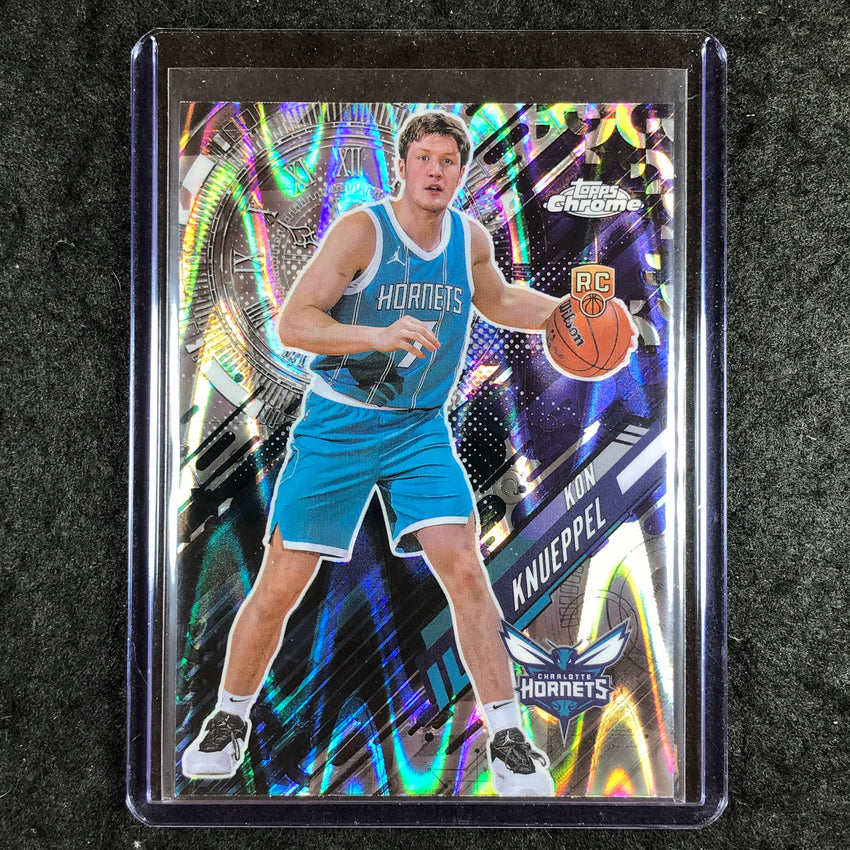 2025-26 Topps Chrome KON KNUEPPEL Go Time Rookie RayWave #19